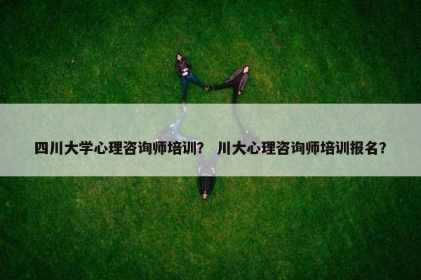 四川大学心理咨询师培训？ 川大心理咨询师培训报名？