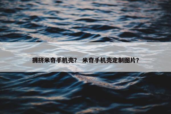 拥挤米奇手机壳？ 米奇手机壳定制图片？