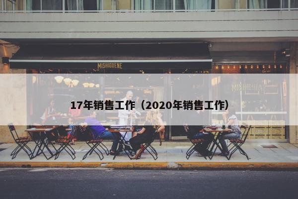 17年销售工作（2020年销售工作）