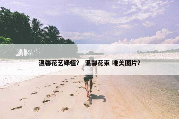 温馨花艺绿植？ 温馨花束 唯美图片？