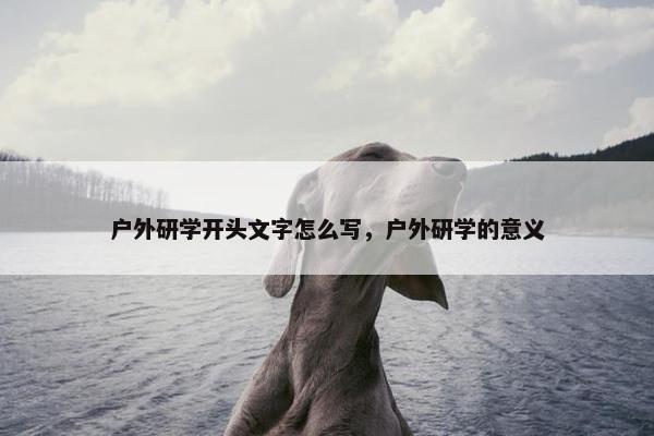 户外研学开头文字怎么写，户外研学的意义