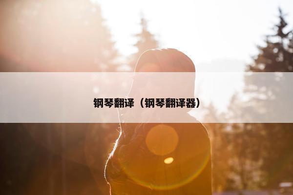 钢琴翻译（钢琴翻译器）
