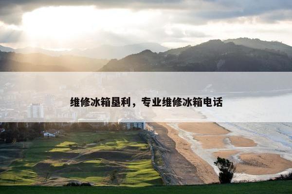 维修冰箱垦利，专业维修冰箱电话