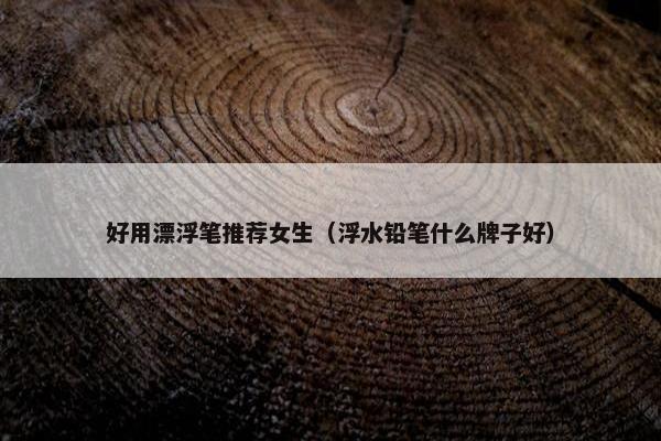 好用漂浮笔推荐女生（浮水铅笔什么牌子好）