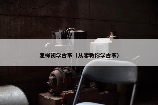 怎样初学古筝（从零教你学古筝）