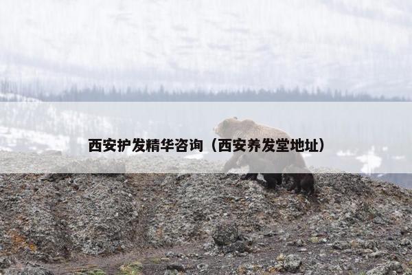 西安护发精华咨询（西安养发堂地址）