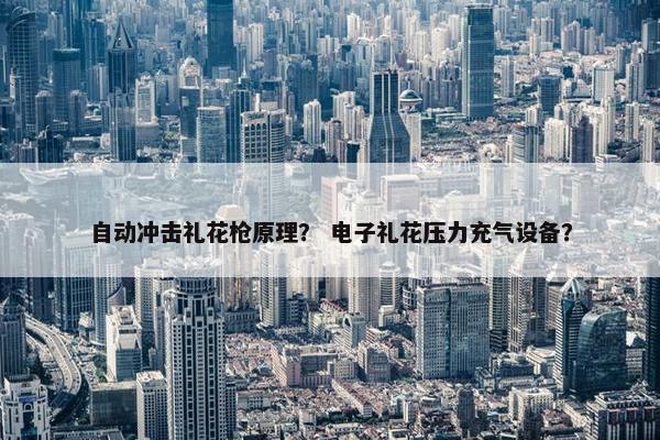 自动冲击礼花枪原理？ 电子礼花压力充气设备？