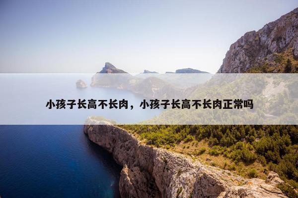 小孩子长高不长肉，小孩子长高不长肉正常吗