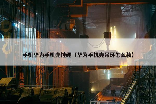 手机华为手机壳挂绳（华为手机壳吊环怎么装）