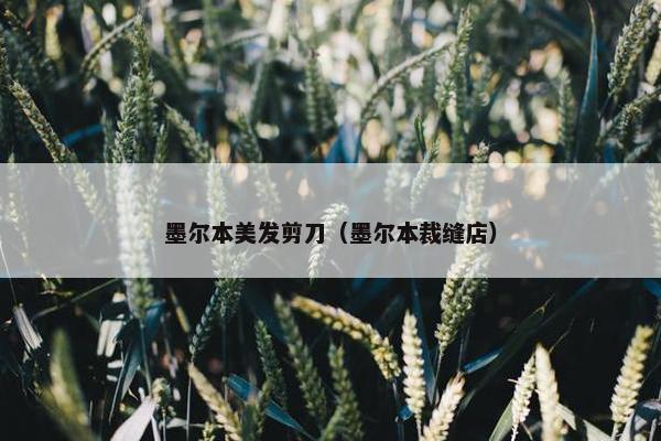 墨尔本美发剪刀（墨尔本裁缝店）