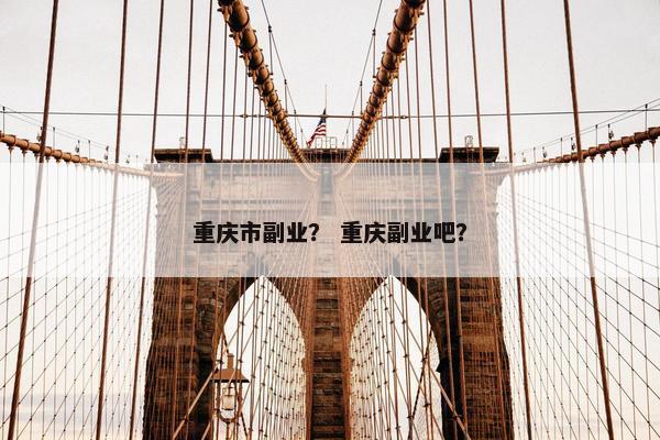 重庆市副业？ 重庆副业吧？