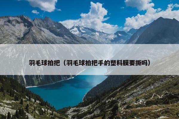 羽毛球拍把（羽毛球拍把手的塑料膜要撕吗）