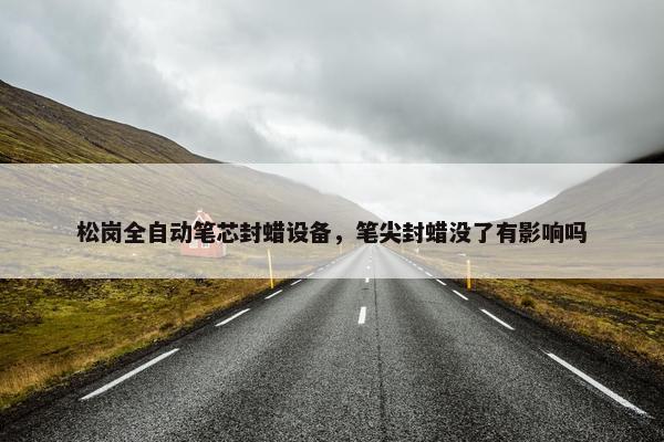 松岗全自动笔芯封蜡设备，笔尖封蜡没了有影响吗