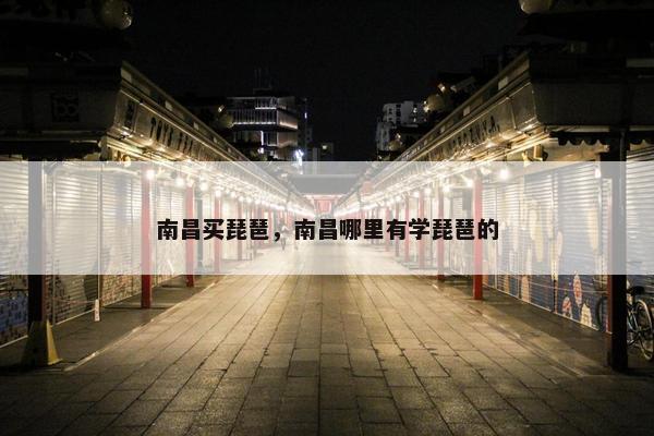 南昌买琵琶，南昌哪里有学琵琶的
