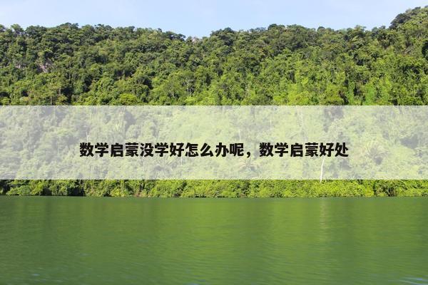数学启蒙没学好怎么办呢，数学启蒙好处