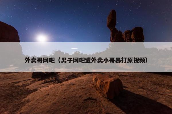 外卖哥网吧（男子网吧遭外卖小哥暴打原视频）