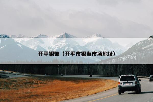 开平银饰（开平市银海市场地址）