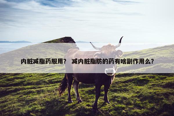 内脏减脂药服用？ 减内脏脂肪的药有啥副作用么？