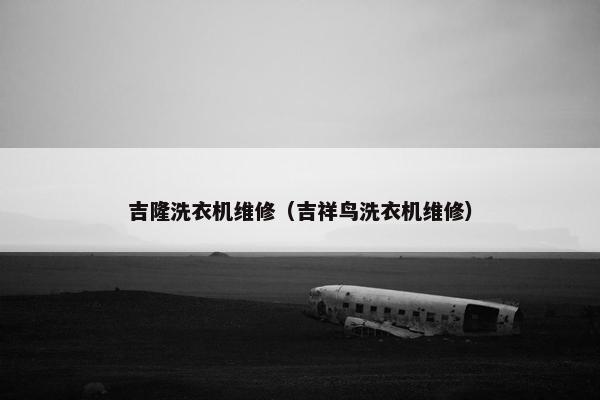 吉隆洗衣机维修（吉祥鸟洗衣机维修）