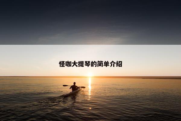 怪咖大提琴的简单介绍