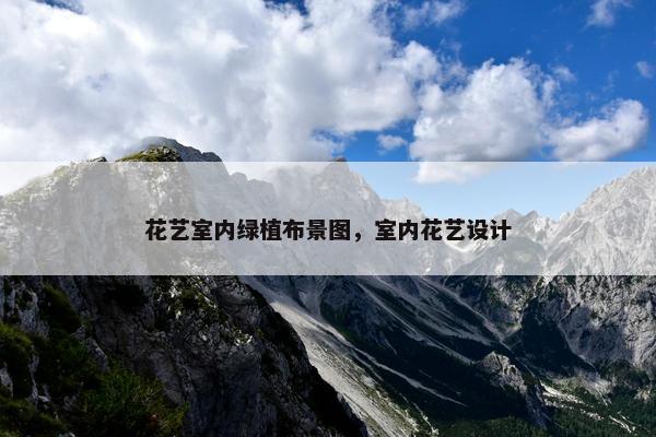 花艺室内绿植布景图，室内花艺设计
