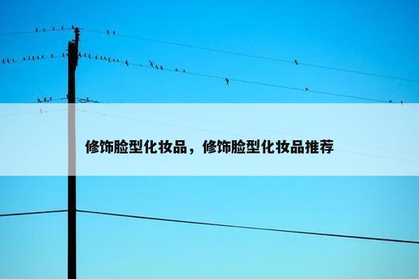 修饰脸型化妆品，修饰脸型化妆品推荐