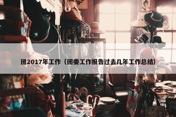 团2017年工作（团委工作报告过去几年工作总结）
