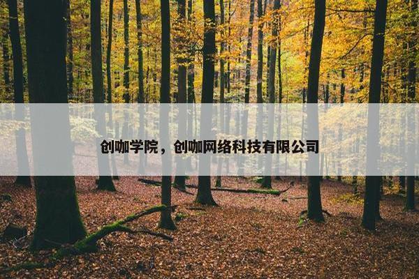 创咖学院，创咖网络科技有限公司