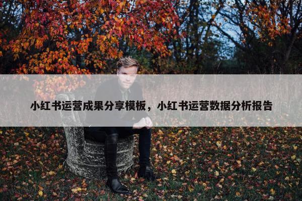 小红书运营成果分享模板，小红书运营数据分析报告