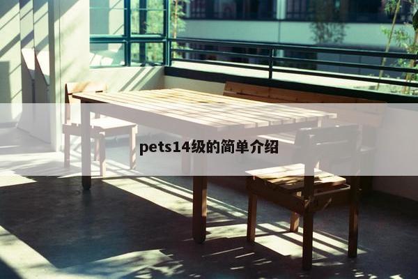 pets14级的简单介绍