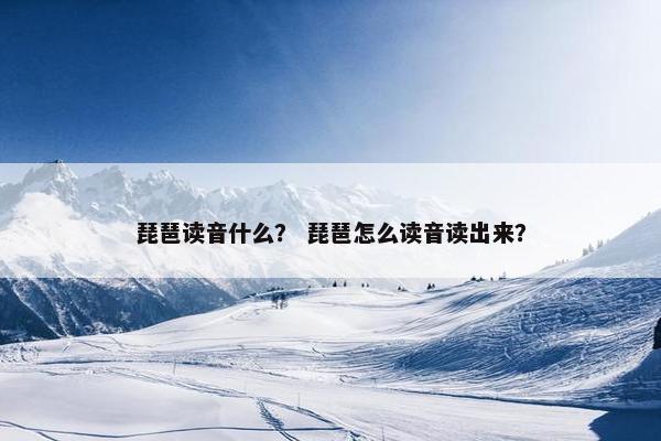 琵琶读音什么？ 琵琶怎么读音读出来？