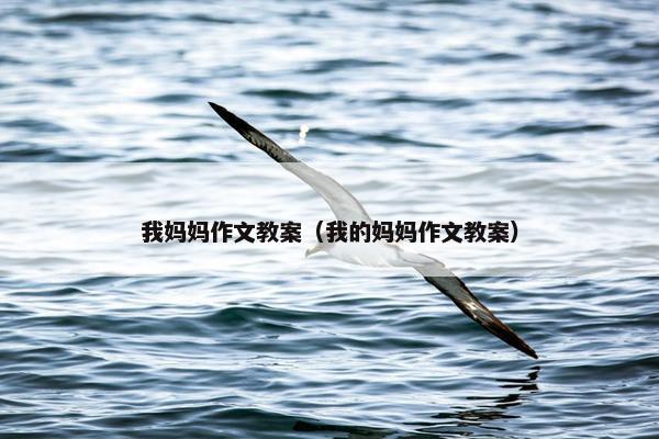 我妈妈作文教案（我的妈妈作文教案）