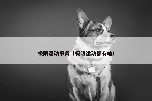 极限运动事务（极限运动都有啥）