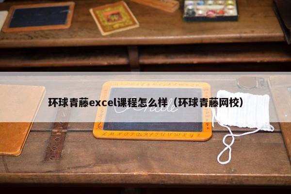 环球青藤excel课程怎么样（环球青藤网校）