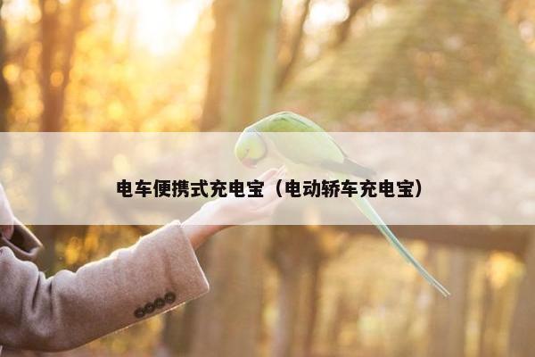 电车便携式充电宝（电动轿车充电宝）