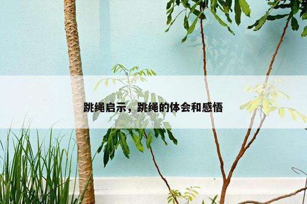 跳绳启示，跳绳的体会和感悟