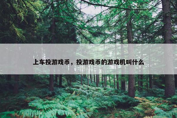上车投游戏币，投游戏币的游戏机叫什么