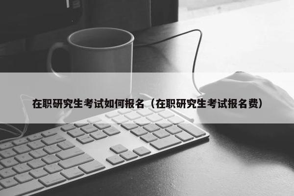 在职研究生考试如何报名（在职研究生考试报名费）