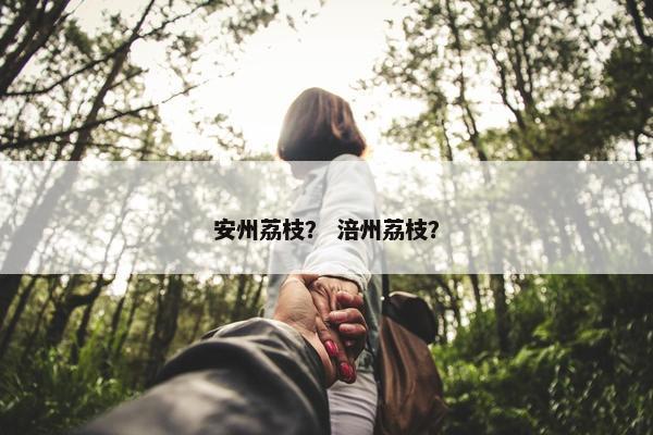 安州荔枝？ 涪州荔枝？