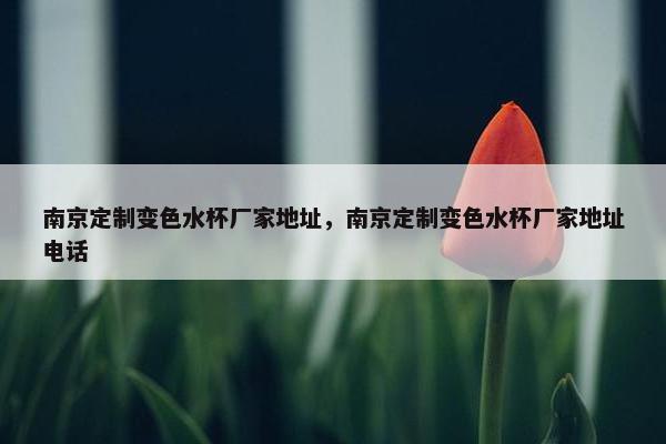 南京定制变色水杯厂家地址，南京定制变色水杯厂家地址电话