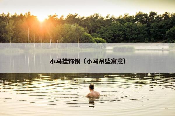 小马挂饰银（小马吊坠寓意）