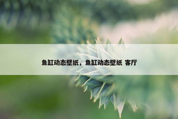 鱼缸动态壁纸，鱼缸动态壁纸 客厅