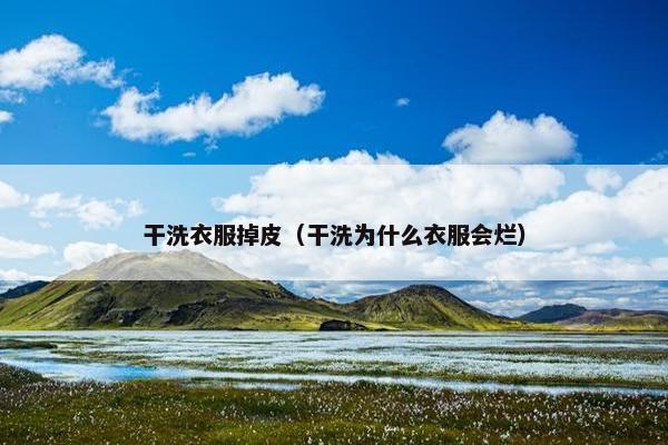 干洗衣服掉皮（干洗为什么衣服会烂）