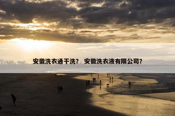 安徽洗衣通干洗？ 安徽洗衣液有限公司？
