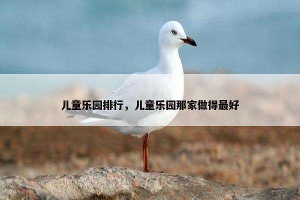 儿童乐园排行，儿童乐园那家做得最好
