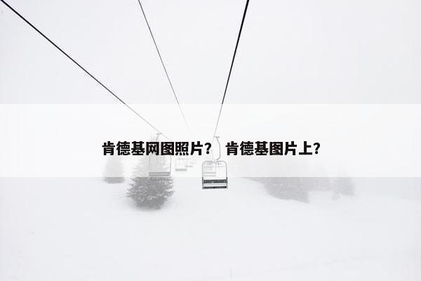 肯德基网图照片？ 肯德基图片上？