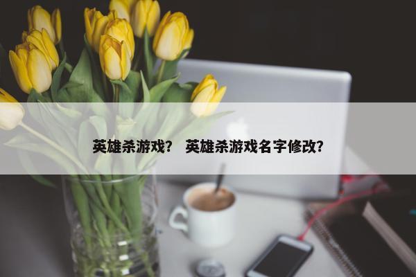 英雄杀游戏？ 英雄杀游戏名字修改？