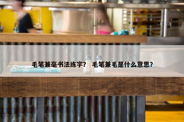 毛笔兼毫书法练字？ 毛笔兼毛是什么意思？