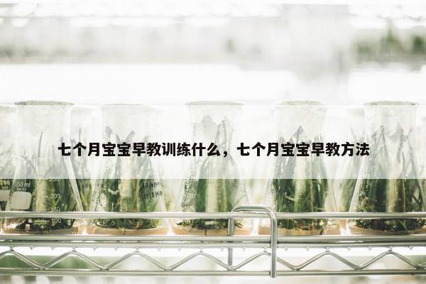 七个月宝宝早教训练什么，七个月宝宝早教方法