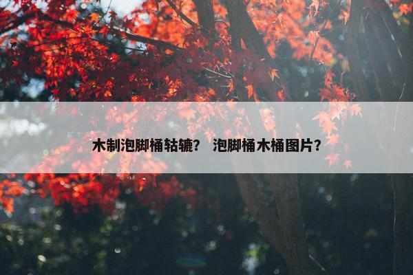 木制泡脚桶轱辘？ 泡脚桶木桶图片？